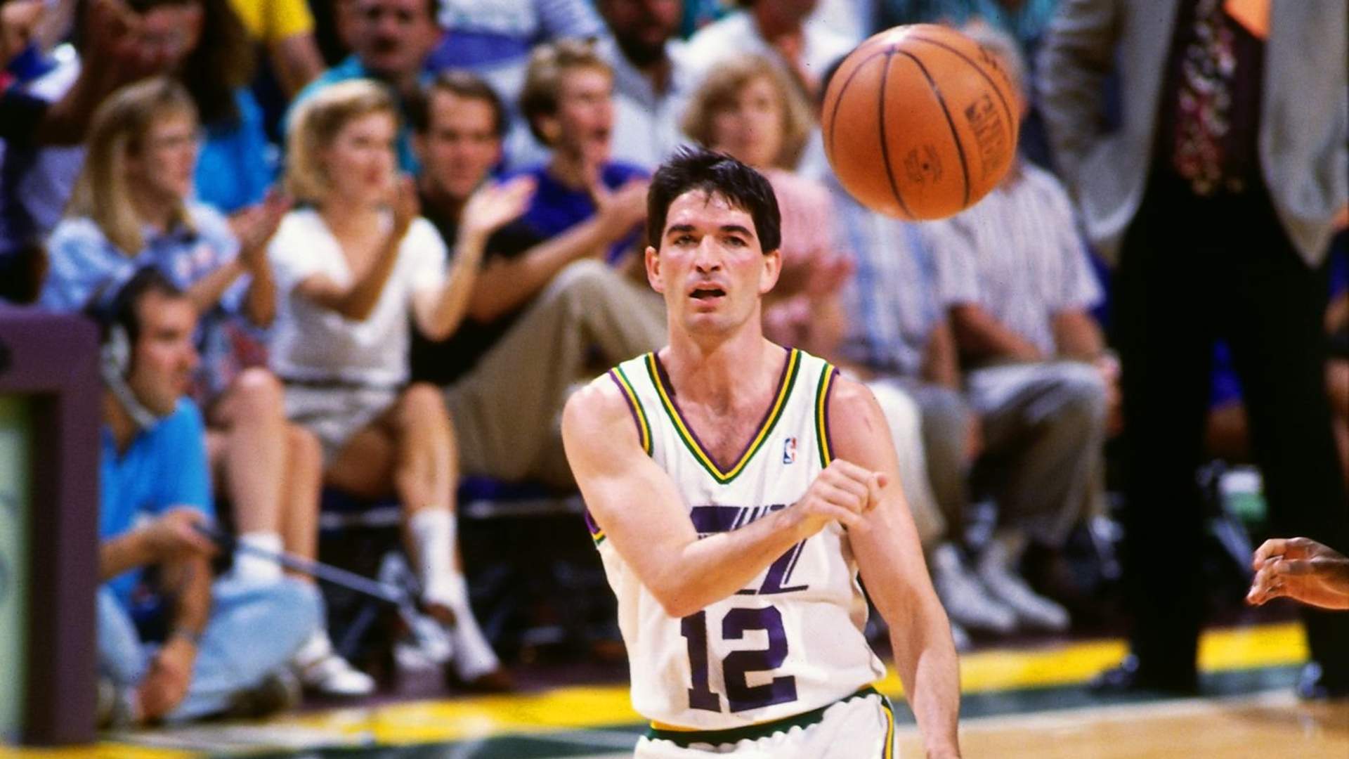 John Stockton has the most assists in the NBA. (Image credits: twitter)