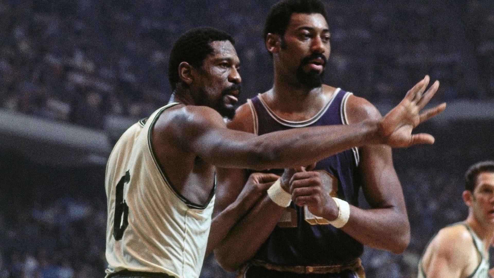 Wilt Chamberlain and Bill Russell lead the list for most rebounds in the NBA. (Image credits: twitter)