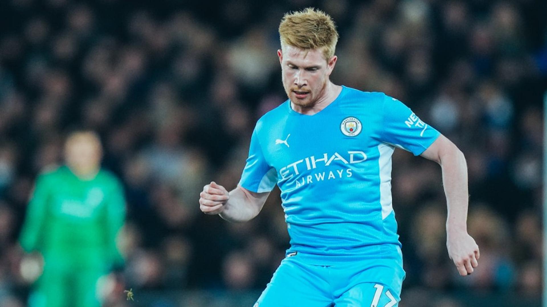 Kevin De Bruyne in action, Credit: Twitter/@ManCity