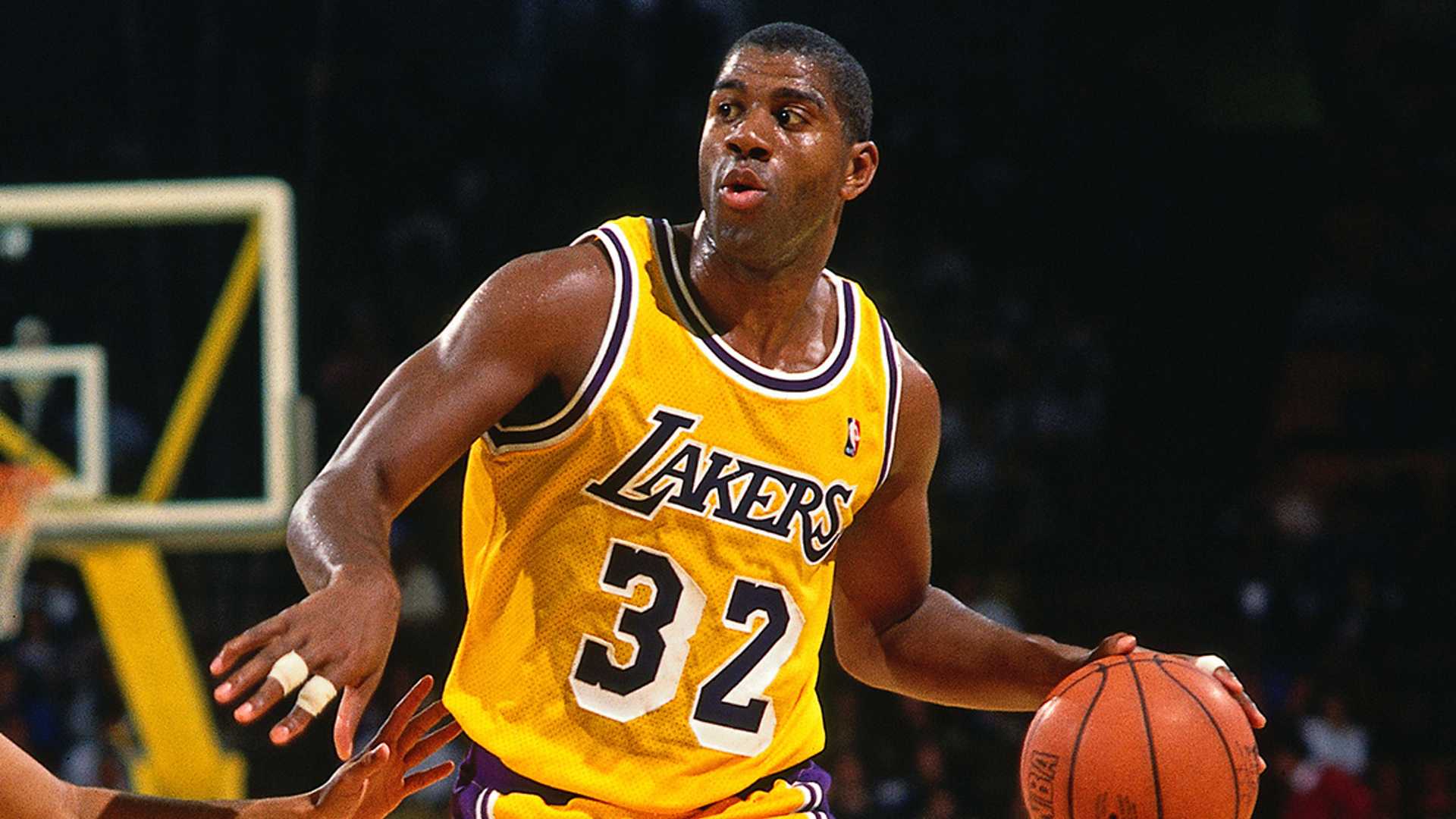 Magic Johnson has the most assists in the playoffs. (Image credits: twitter)