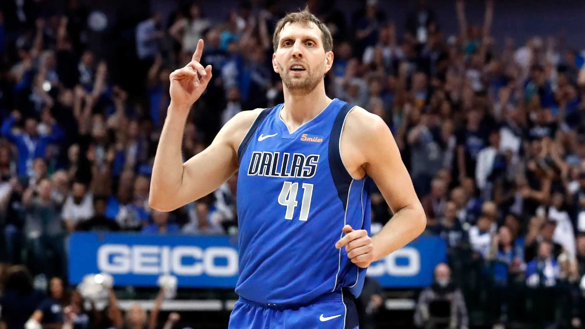 Dirk Nowitzki in a file photo. (Image credits: twitter)