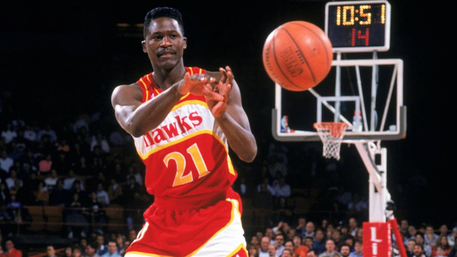 Dominique Wilkins in a file photo. (Image credits: twitter)