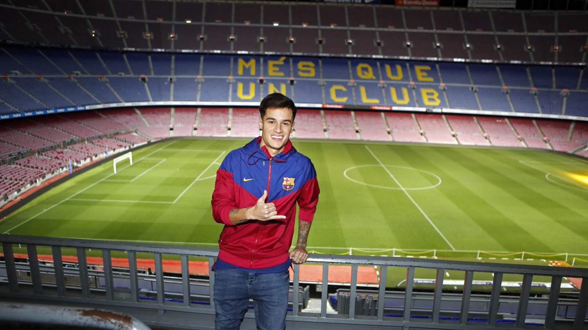 Philippe Coutinho for Barcelona, Credit: Twitter/@FCBarcelona