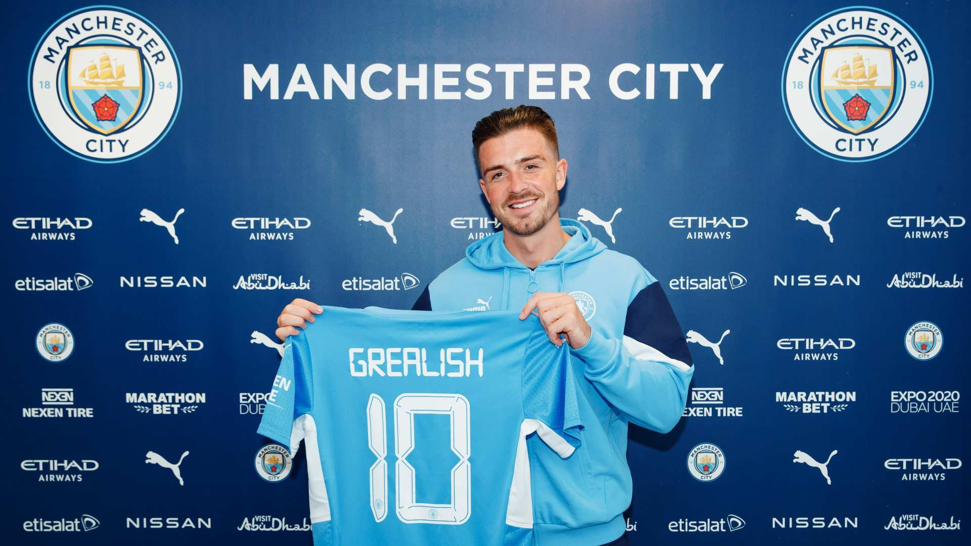 Jack Grealish for Manchester City, Credit: Twitter/@ManCity