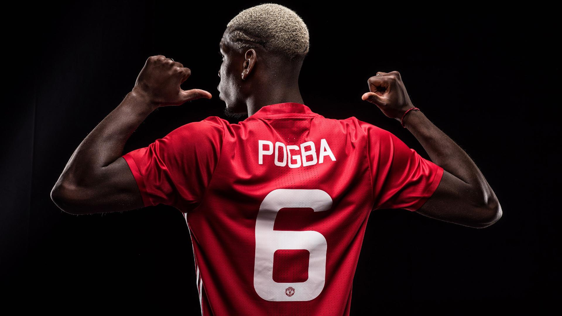 Paul Pogba for Manchester United, Credit: Twitter/@ManUtd
