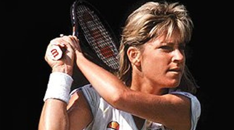 Chris Evert in a file photo. (Image: Twitter)