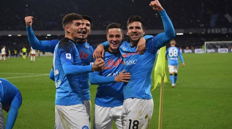 Napoli players in a file photo; Credit: Twitter@en_sscnapoli