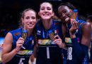 Italy women's volleyball team celebrating their victory (Image Credits - Volleyball world)