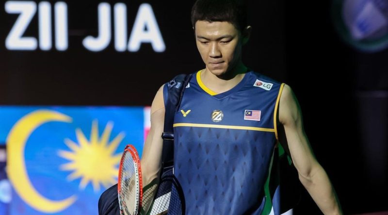 Lee Zii Jia in action during the All-England Open (image credits- leeziijia/instagram)