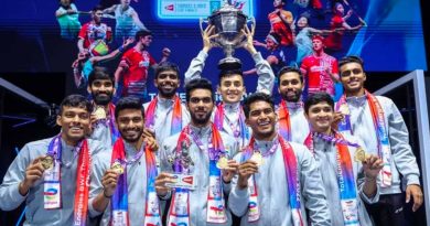 Team India wins the 2022 Thomas Cup (image credits: badmintonjust/ twitter)