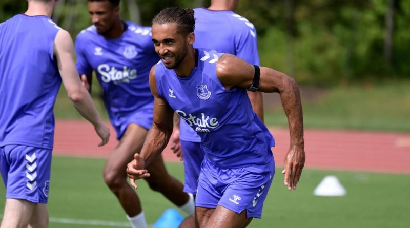 Everton players in training in a file photo; Credit: Twitter@Everton
