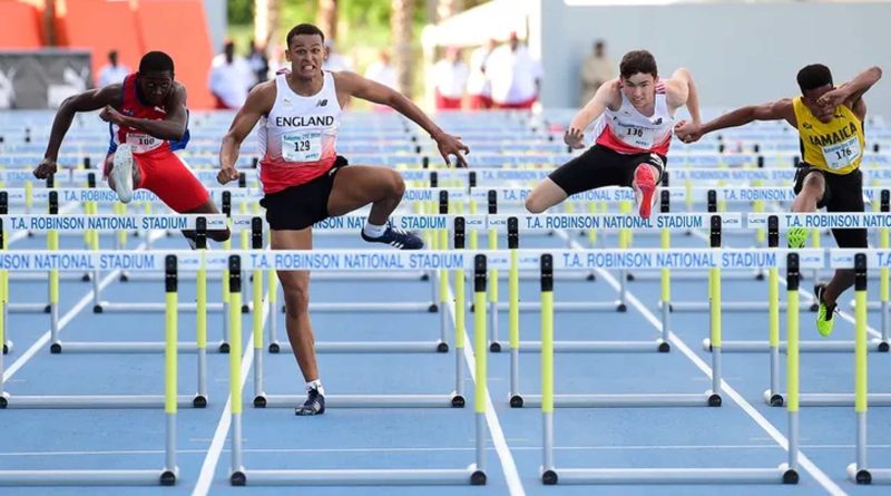 Athletes in action during the Commonwealth Youth Games 2017 (Image Credits - England Athletics)