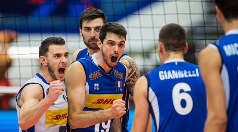 Italy Men's Volleyball team at the 2021 edition of the EuroVolley (Image Credits - www-old.cev.eu)