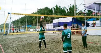 Pakistani beach volleyball players in a pre-game warmup (image credits- twitter@PVF_Official)