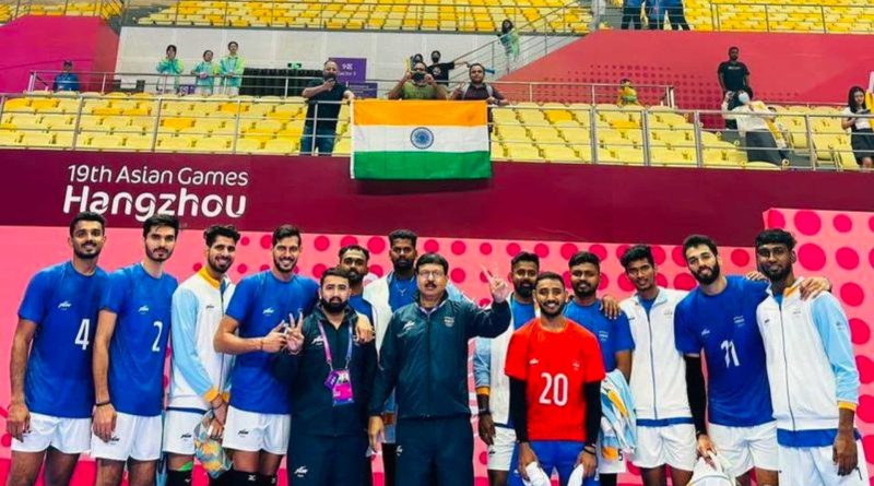 India won its opening fixture against Cambodia in the Asian Games 2023 (image credits- twitter@India_AllSports)