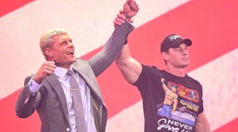 Cody Rhodes and John Cena in a file photo [Image-Twitter]