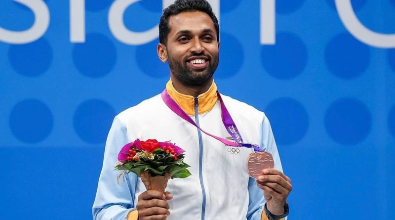 HS Prannoy won the bronze medal at the Asian Games 2022 (Image Credits - Instagram/ @prannoy_hs_)