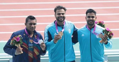 Sumit Antil won the gold medal at the Asian Para Games 2022 (Image Credits - Instagram/ @antil_sumit7698)