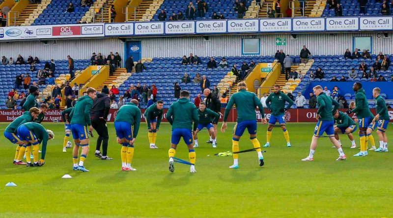 Mansfield Town FC in a file photo; Credit: Twitter@mansfieldtownfc