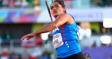Annu Rani clinches gold at the Women's Javelin throw at the Asian Games (image credits- twitter@Annu_Javelin)