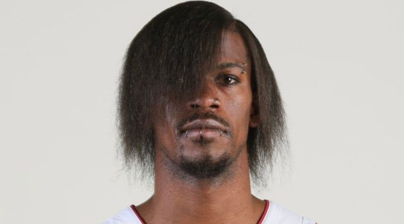 Jimmy Butler in a new hairstyle [Image-Twitter@HeatvsHaters]
