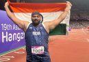 Tajinderpal Singh Toor won the gold medal for India at the Asian Games 2022 (Image Credits - X/ @afiindia)