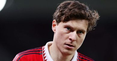 Victor Lindelof in a file photo. Credits: Twitter/@ManUtd