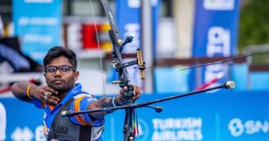 Dhiraj Bommadevara secures India's first Paris Olympic quota at the Archery Continental Qualifying Tournament 2023 (image credits- twitter@KhelNow)