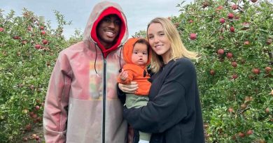 Jaden Ivey with his girlfrien Caitlyn Newton with their son [Image Credit: Instagram@caitlyn.ivey]