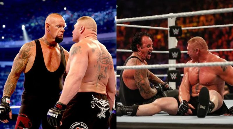 Brock Lesnar vs The Undertaker [Credit-WWE]