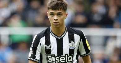 Lewis Miley in a file photo. Credits: Twitter/@NUFC