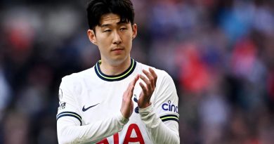 Son Heung-min in a file photo. Credits: Twitter/@SpursOfficial