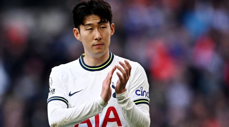 Son Heung-min in a file photo. Credits: Twitter/@SpursOfficial