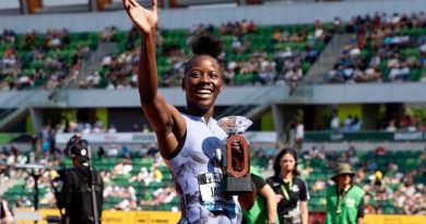 Shericka Jackson won the women's 100m and 200m titles at the Diamond League Final 2023 (Image Credits - Instagram/ sherickajacko)