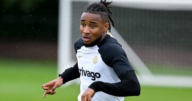Christopher Nkunku with Chelsea FC; Credit: Twitter@ChelseaFC