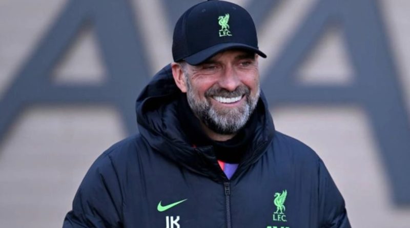 Jurgen Klopp in a file photo with Liverpool; Credit: Twitter@LFC