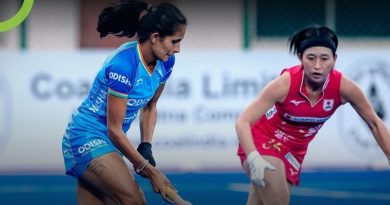 Japan and Indian women's hockey team at the FIH Hockey Olympic Qualifiers 2024 in a file photo