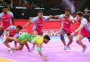 Jaipur Pink Panthers in a match