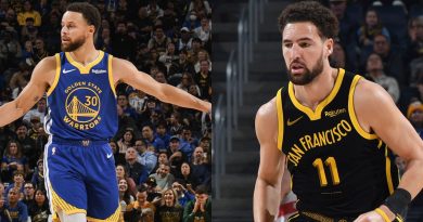 Stephen Curry and Klay Thompson in a file photo [Image Credit: X@Warriors]