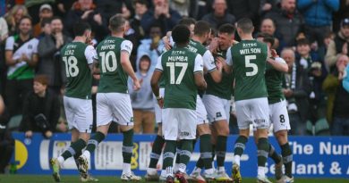 Plymouth Argyle in a file photo; Credit: Twitter@Argyle