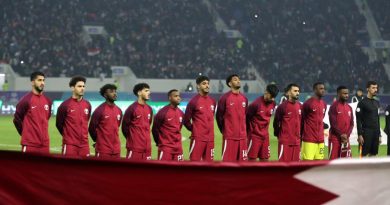 Qatar National Team in a file photo; Credit: Twitter@QFA