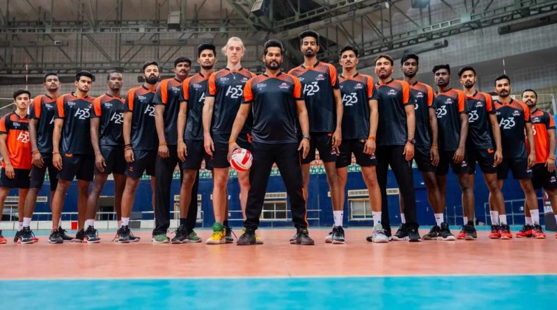 Hyderabad Black Hawks in Prime Volleyball League 2024