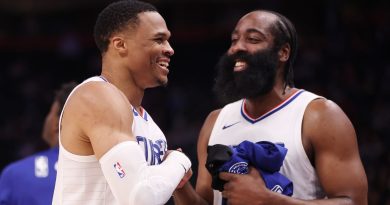 Russell Westbrook and James Harden in a file photo [Image Credit: X@LAClippers]