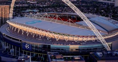 Wembley Stadium in a file photo; Credit: Twitter@ChampionsLeague