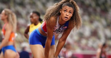 Sydney McLaughlin in a file photo (image credits- twitter@TeamRunner4Life)