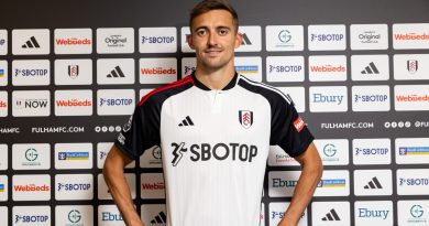 Timothy Castagne in a file photo; Credit: Twitter@FulhamFC