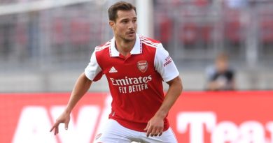 Cedric Soares in a file photo; Credit: Twitter@Arsenal