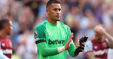 Alphonse Areola in a file photo. Credits: Twitter/@WestHam